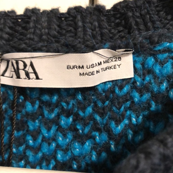 Zara Houndstooth Knit Cardigan - Picture 7 of 9